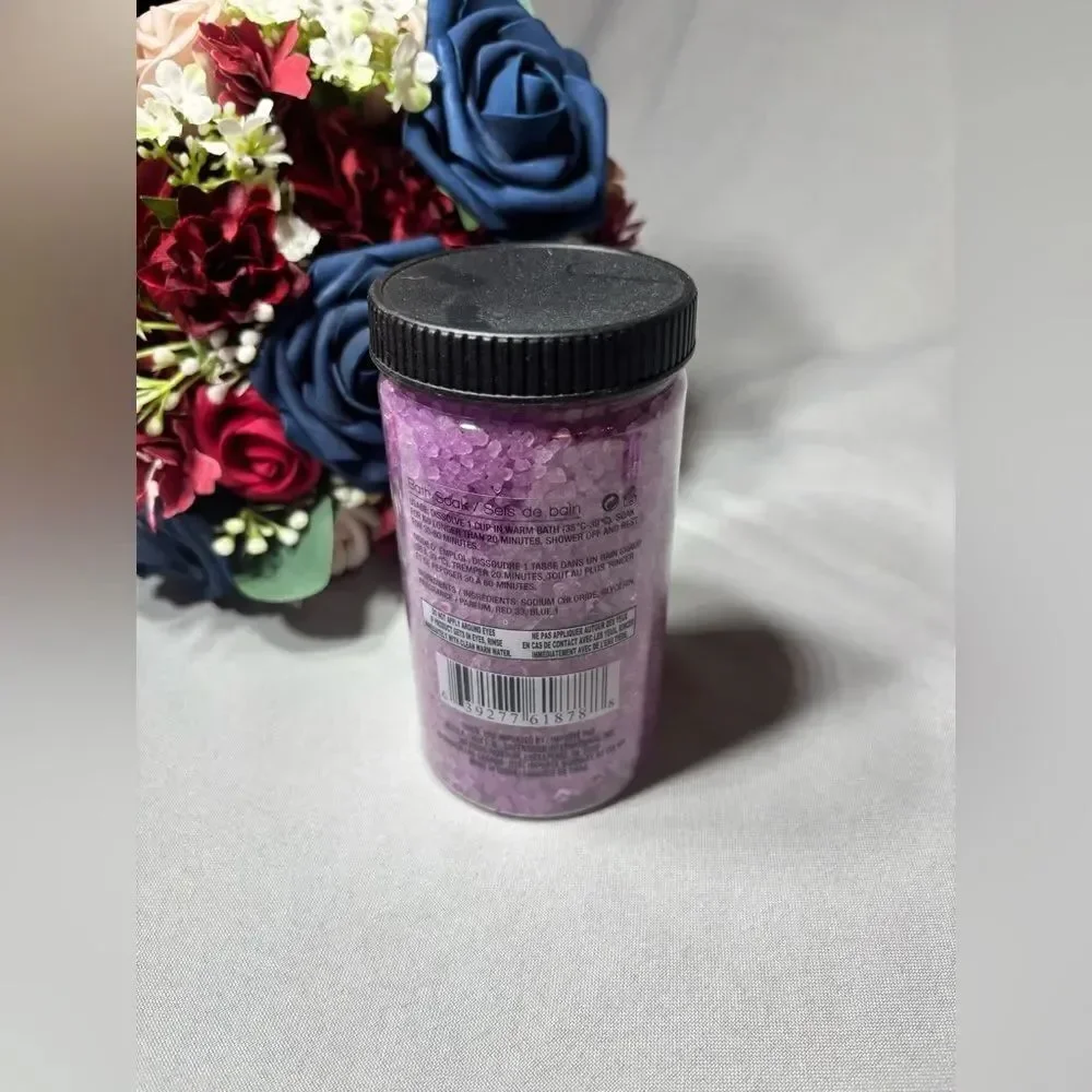 2 New Lavender Bath Soak & Dropper Aroma Guru Soap Making Bath Essentials